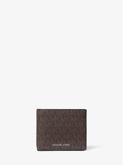 Michael Kors Cooper Logo Billfold Wallet With Passcase