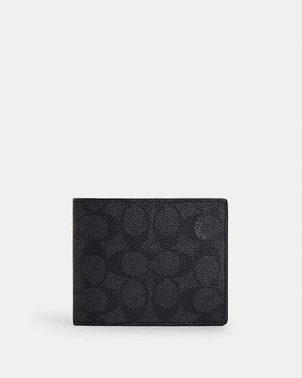 Coach 3 In 1 Wallet In Signature Canvas