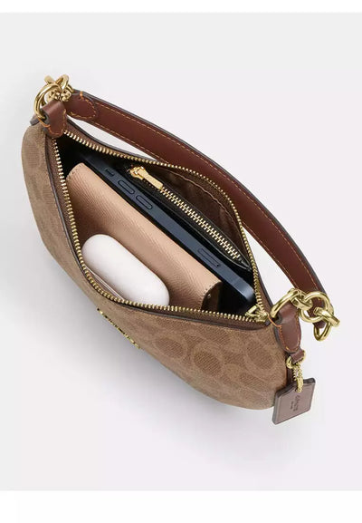 Coach Mini Payton Bag In Signature Canvas
