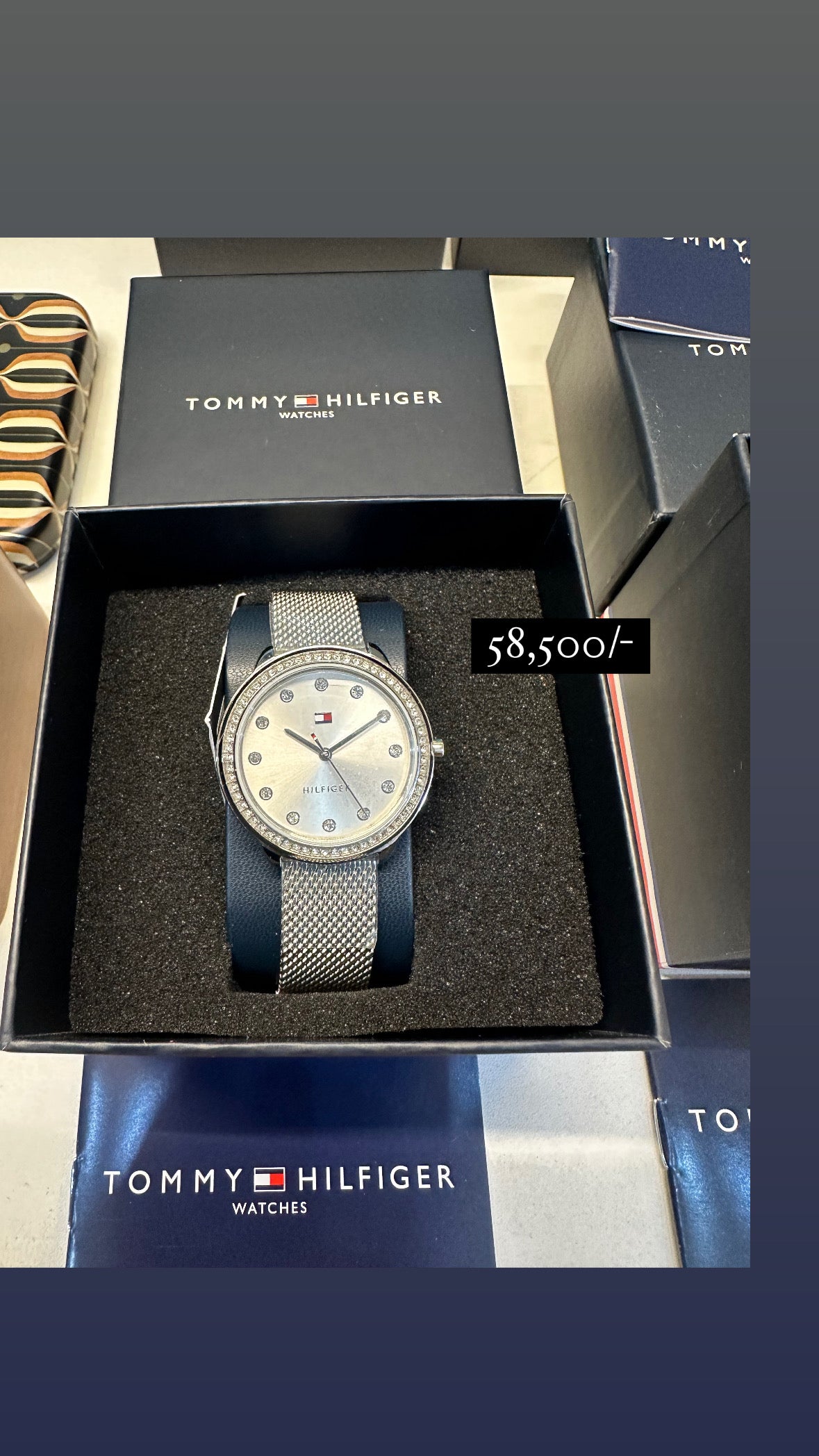 Tommy Hilfiger 32MM Stainless Steel Mesh Bracelet Watch