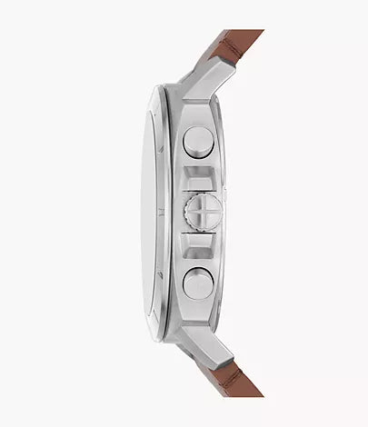 Fossil Privateer Chronograph Brown Leather Watch