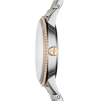A|X Armani Exchange Women's Three-Hand Watch with Stainless Steel