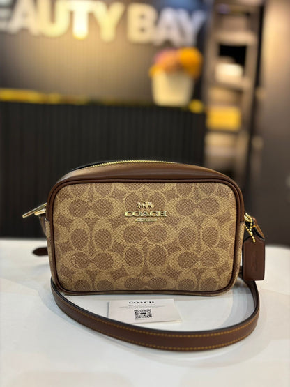 Coach Mini Jamie Camera Bag In Signature Canvas