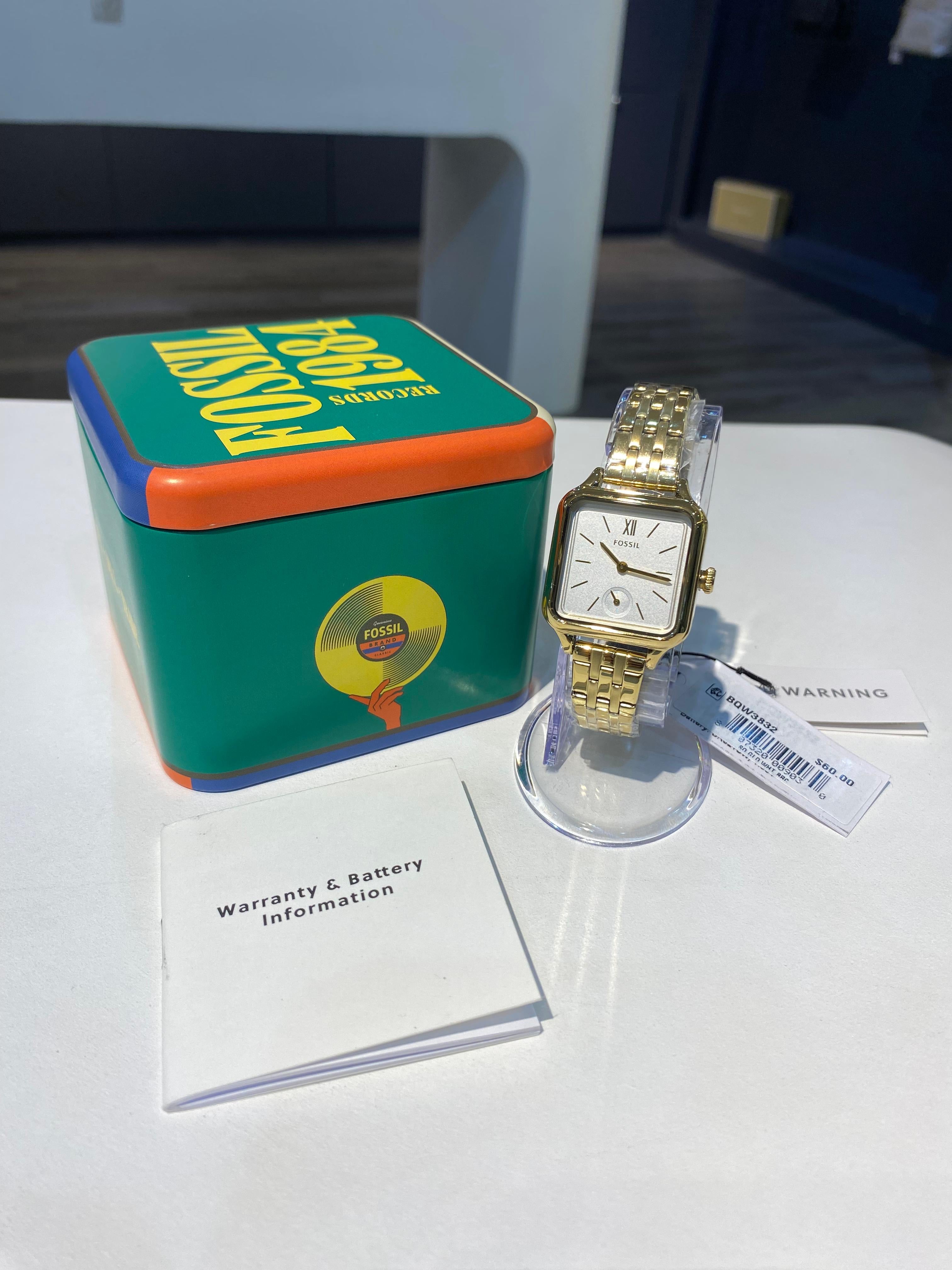 Colleen Three-Hand Gold-Tone Stainless Steel Watch
