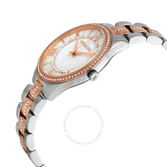 Lauryn Quartz White Mother of Pearl Dial Ladies Watch