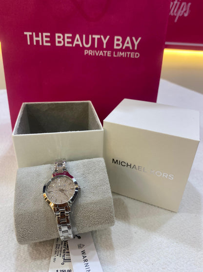 Michael Kors Petite Aspyn Pavé Silver-Tone Watch