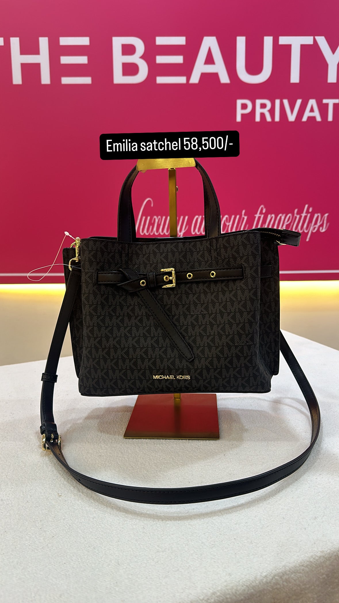 Michael Kors Emilia Small Logo Satchel