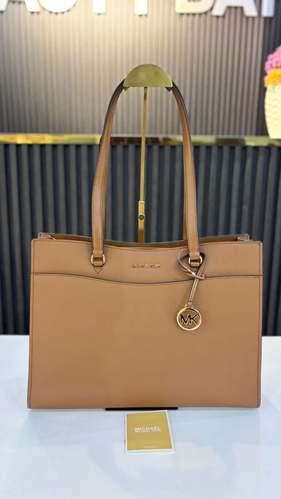 Michael Kors Jet Set Travel Large Saffiano Leather Tote Bag