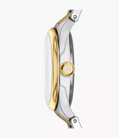 Fossil Gilmore Three-Hand Two-Tone Stainless Steel women’s Watch