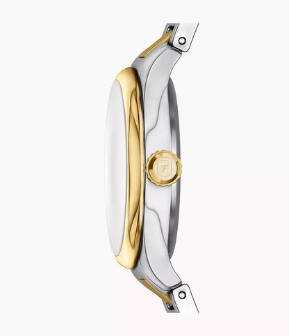 Fossil Gilmore Three-Hand Two-Tone Stainless Steel Watch