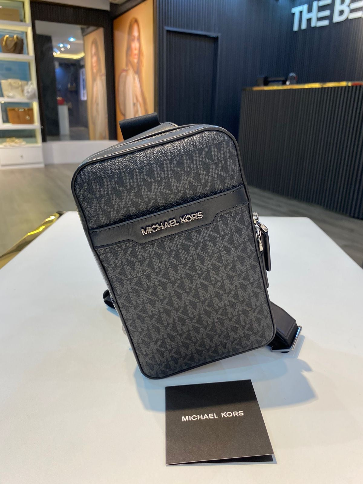 Michael Kors Cooper Medium Signature Logo Sling Pack