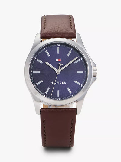 Tommy Hilfiger 43MM Leather Strap Sport Watch