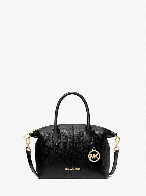 Michael Kors Hyde Small Pebbled Leather Satchel