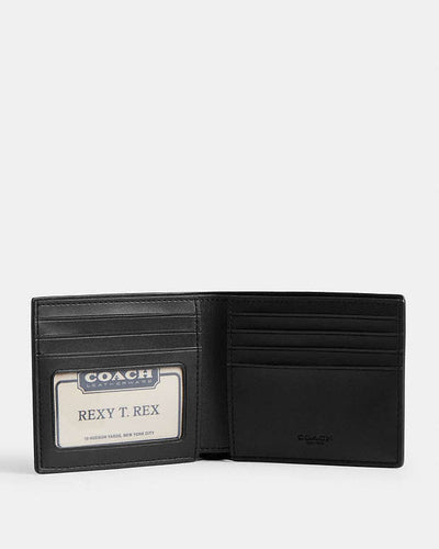Coach Id Billfold Wallet In Signature Canvas