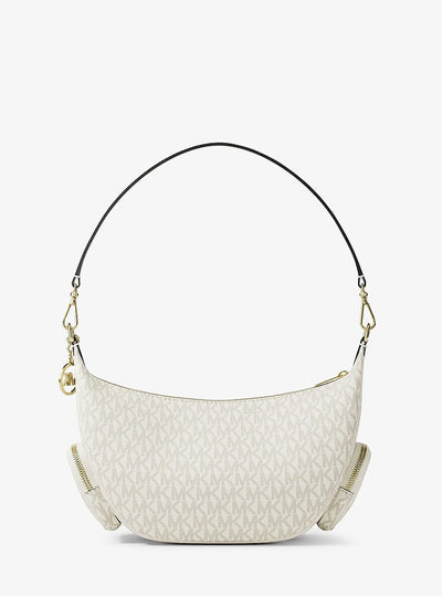 Michael Kors Merritt Medium Signature Logo Convertible Shoulder Bag