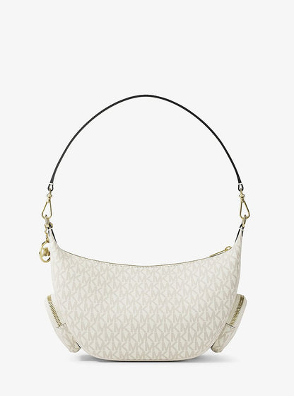 Michael Kors Merritt Medium Signature Logo Convertible Shoulder Bag