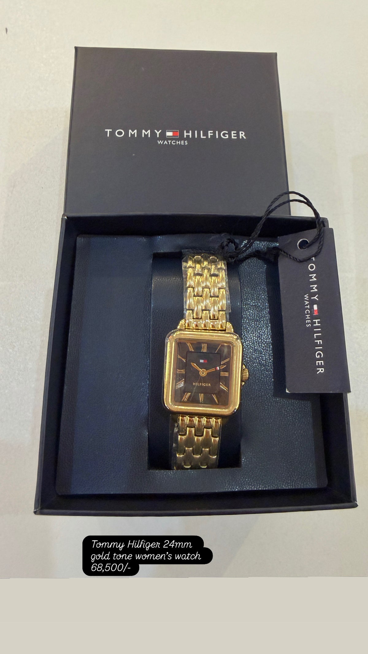 Tommy Hilfiger 24MM Rectangle Dial Dress Watch