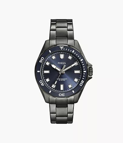 Dalton Three-Hand Smoke Stainless Steel Watch