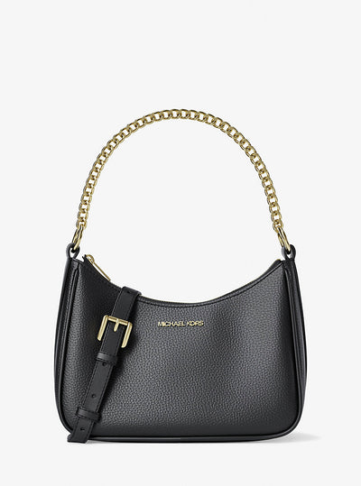 Michael Kors Jet Set Large Pebbled Leather Convertible Crossbody Bag