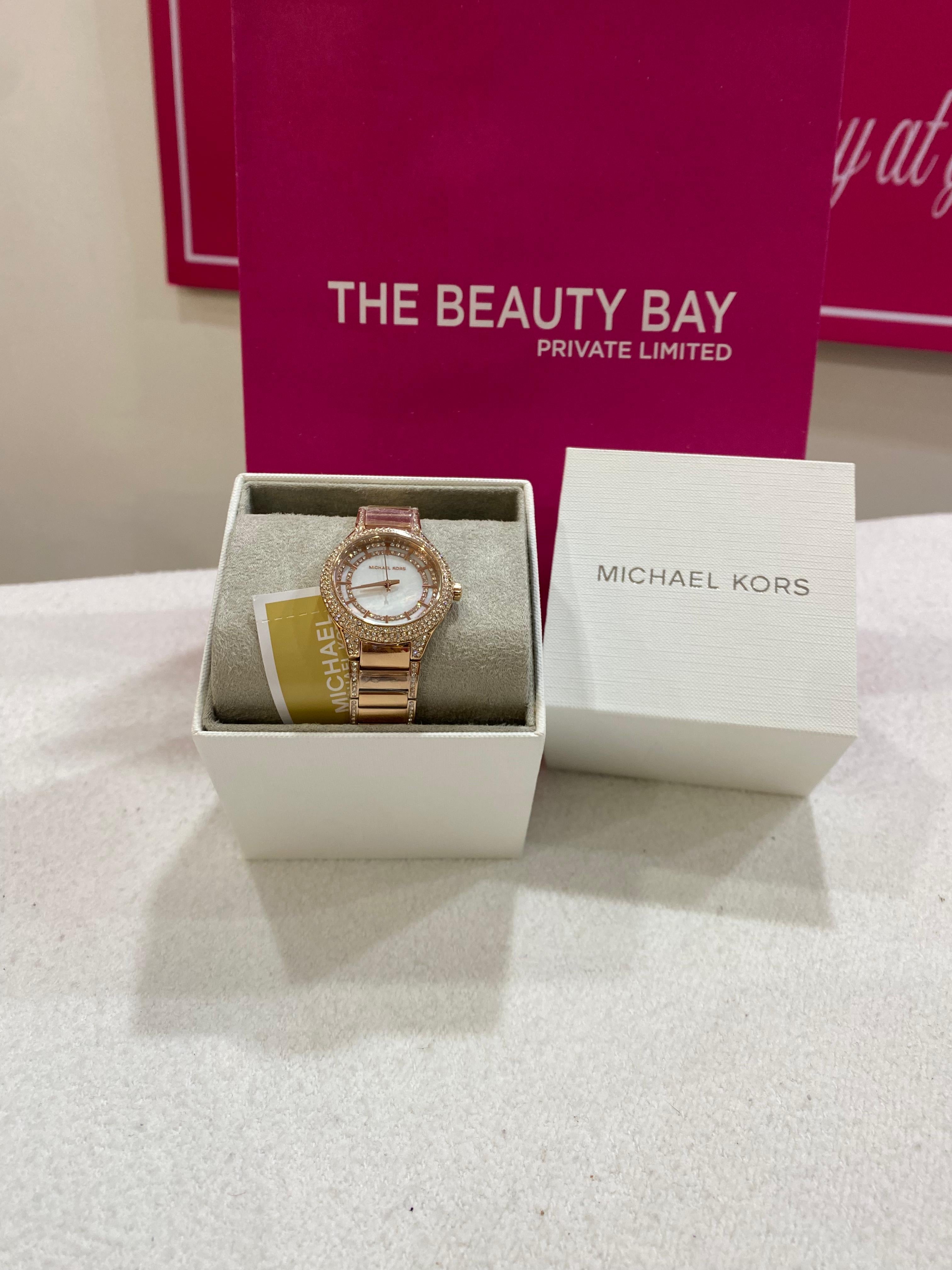 Michael Kors Mini Sylvia Pave Quartz Crystal Watch