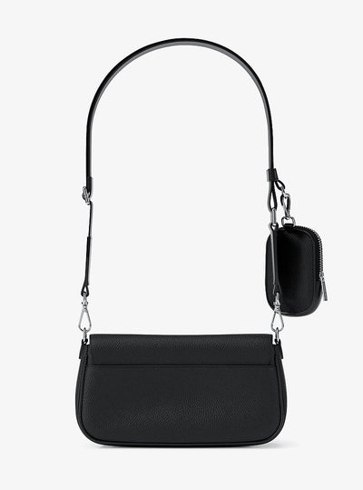 Michael Kors Jet Set Travel Small Pebbled Leather Crossbody Bag With Pouch