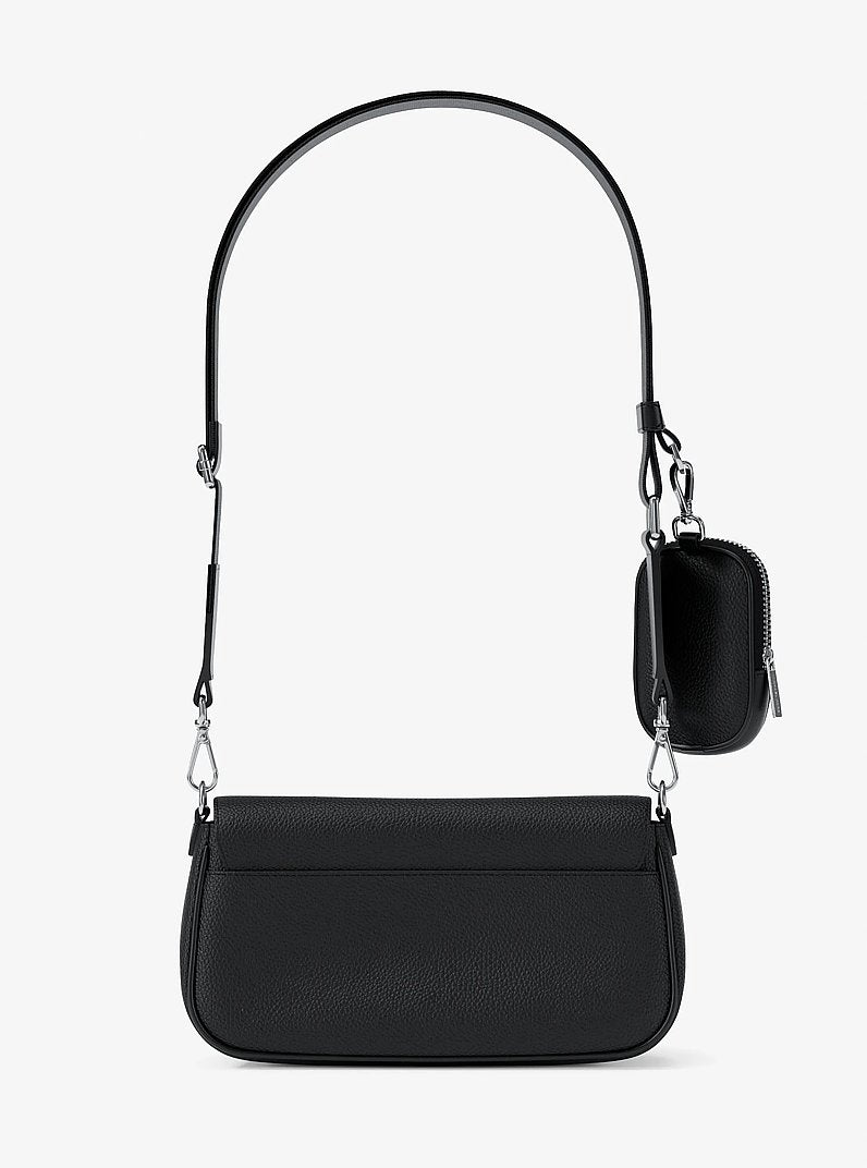 Michael Kors Jet Set Travel Small Pebbled Leather Crossbody Bag With Pouch