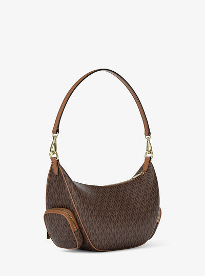 Michael Kors Merritt Medium Signature Logo Convertible Shoulder Bag