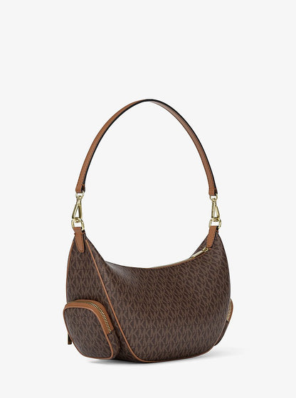 Michael Kors Merritt Medium Signature Logo Convertible Shoulder Bag