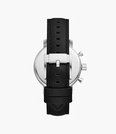 Rhett Multifunction Black LiteHide™ Leather men’s Watch