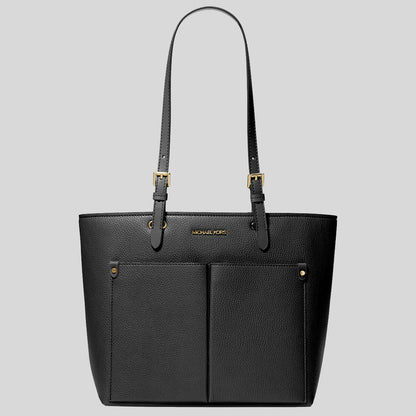 Michael Kors Jet Set Medium Pocket Tote Bag Black