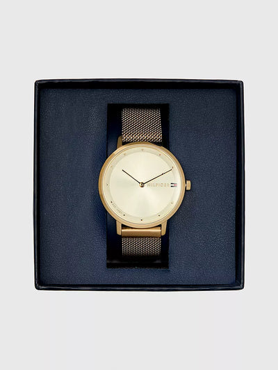 Tommy Hilfiger Gold women’s Watch With Magnetic Strap