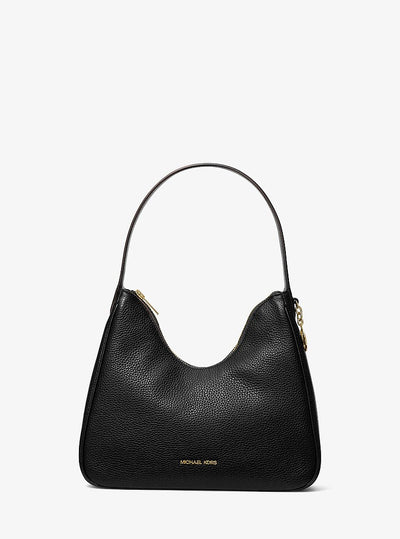 Michael Kors Nayla Small Pebbled Leather Hobo Shoulder Bag