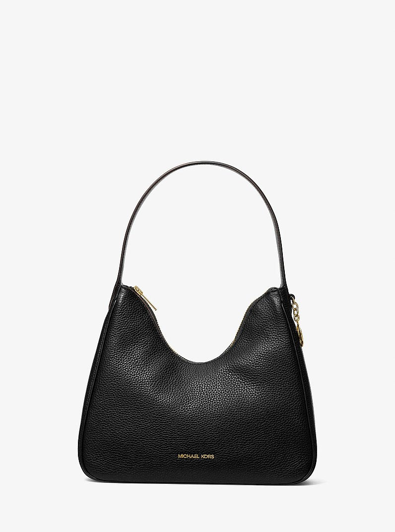 Michael Kors Nayla Small Pebbled Leather Hobo Shoulder Bag