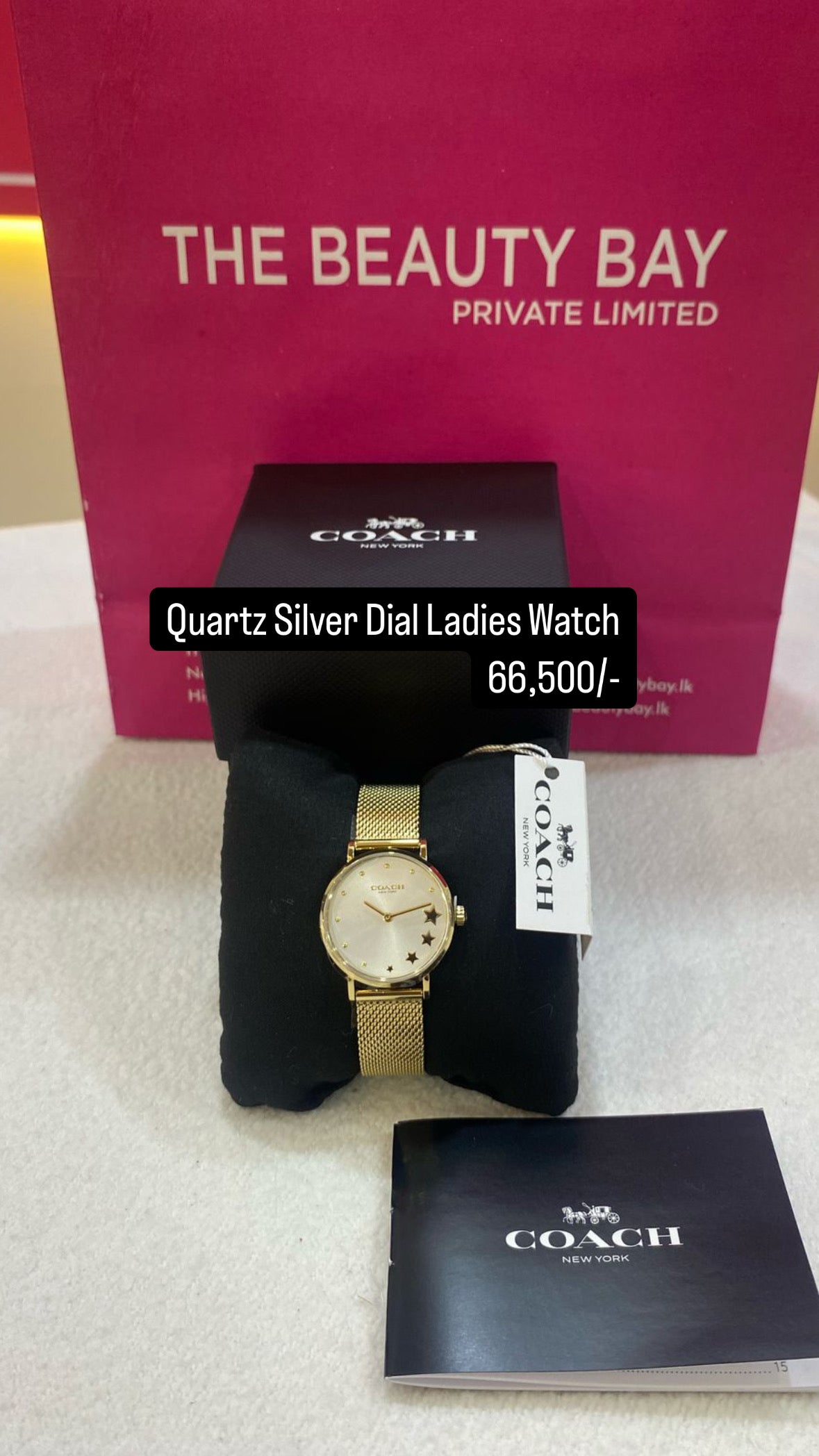 Quartz Silver Dial Ladies Watch