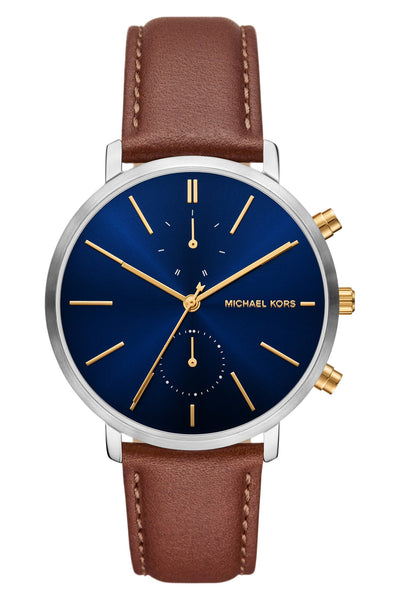 Michael Kors Blake Multifunction Leather Strap Watch, 42mm
