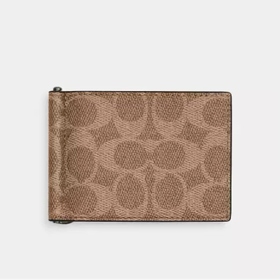 Coach Slim Money Clip Billfold Wallet