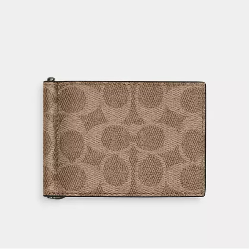 Coach Slim Money Clip Billfold Wallet