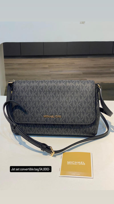 Michael Kors Medium Logo Convertible Crossbody Bag