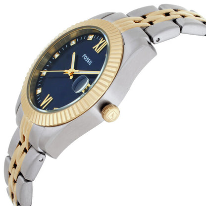 Fossil Scarlette Three-Hand Two-Tone Stainless Steel Watch