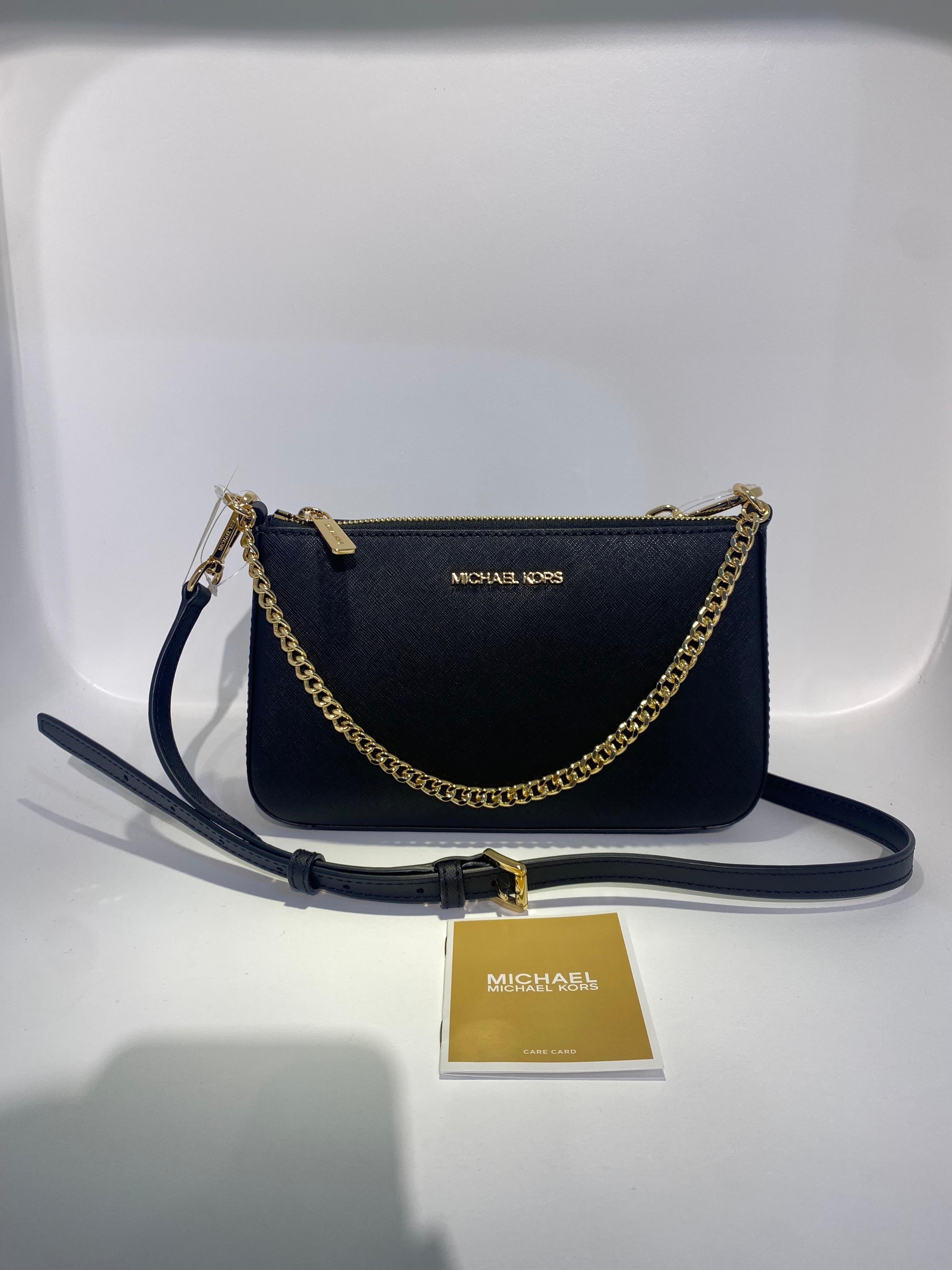 Michael Kors Jet Set Medium Saffiano Leather Crossbody Bag