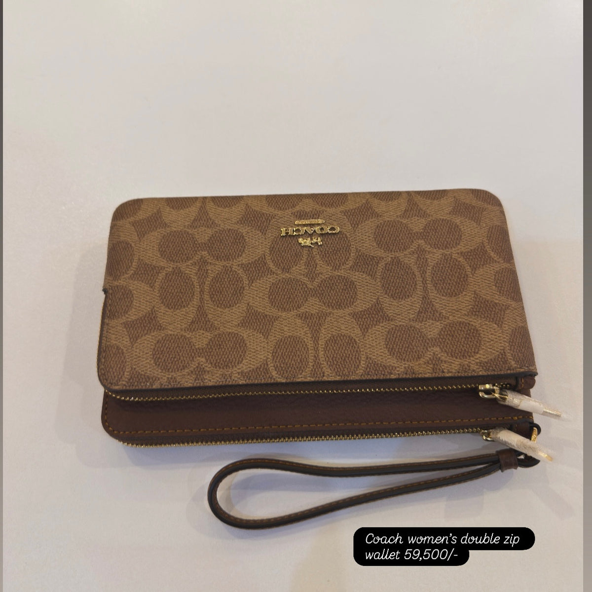 Coach Double Zip Wallet
