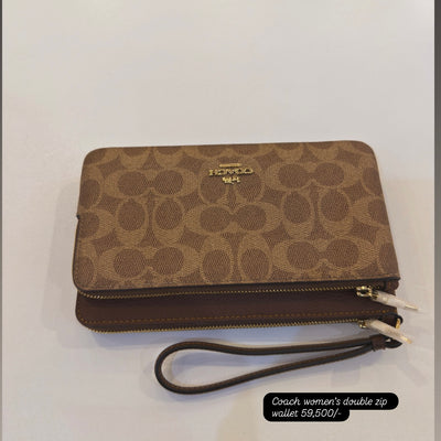 Coach Double Zip Wallet