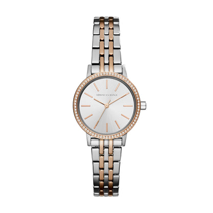 A|X Armani Exchange Women's Three-Hand Watch with Stainless Steel