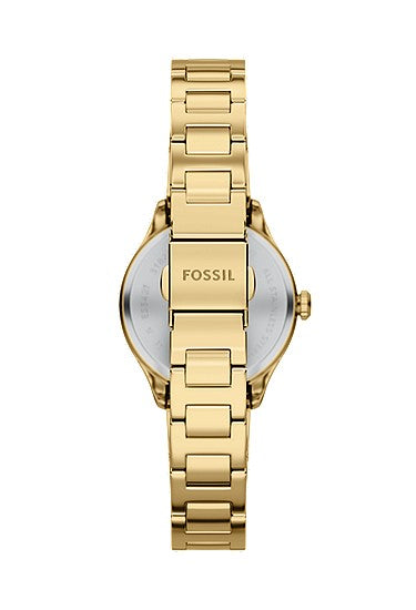 Fossil Gilmore Three-Hand Gold-Tone Stainless Steel Watch