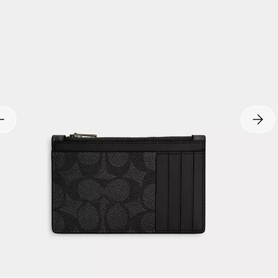 Coach Zip Card Case