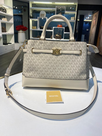 Michael Kors Reed Large Signature Logo Satchel