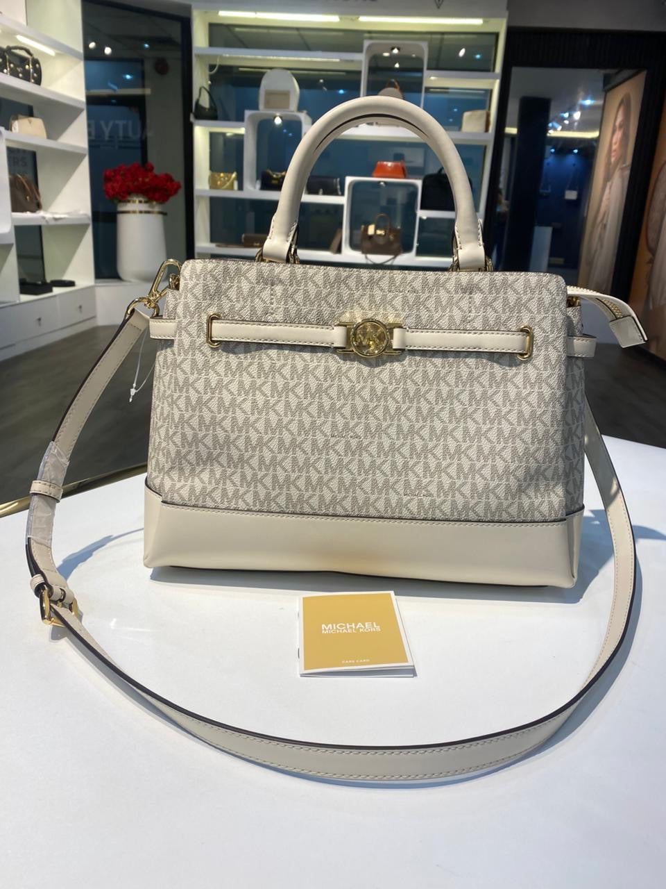 Michael Kors Reed Large Signature Logo Satchel