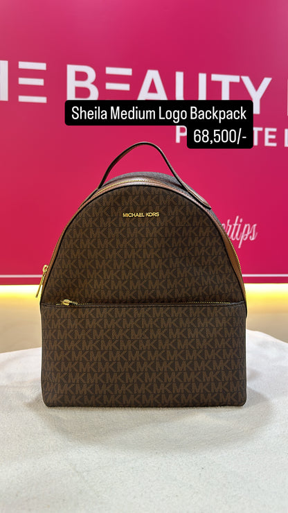 Michael Kors Sheila Medium Logo Backpack