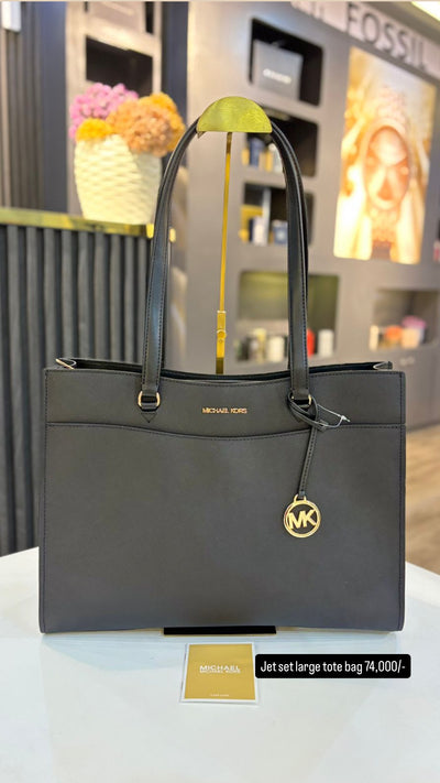 Michael Kors Jet Set Travel Large Saffiano Leather Tote Bag
