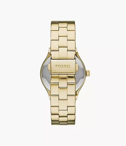 Fossil Modern Sophisticate Multifunction Gold-Tone Stainless Steel Watch